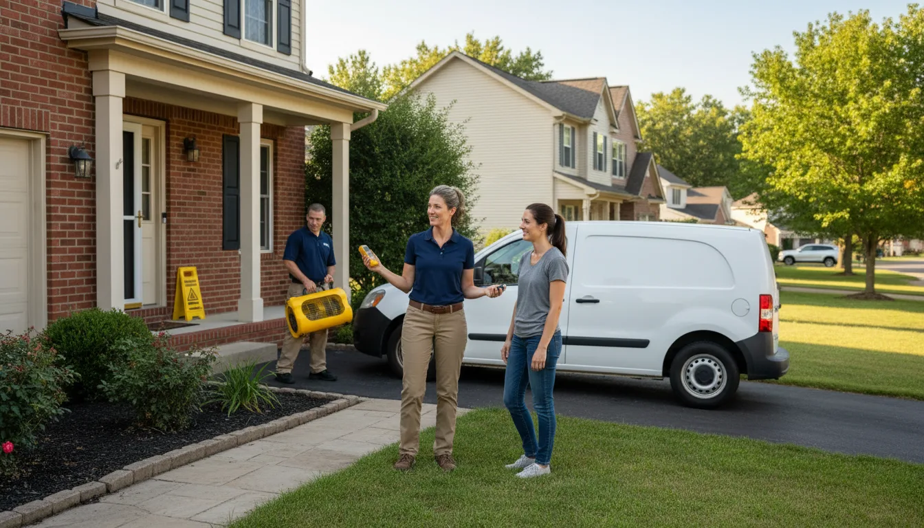 Water restoration image for Mold Remediation in Blanchester, OH